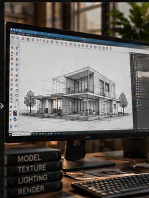 3D modeling on screen