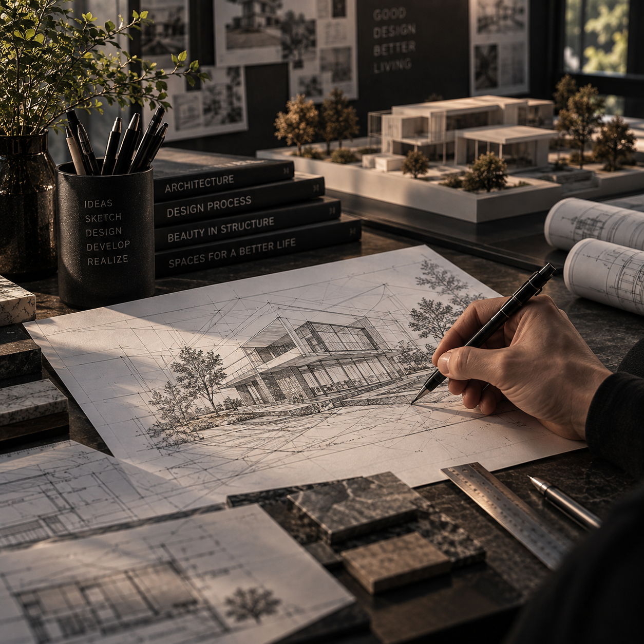See It — architectural sketch and concept development